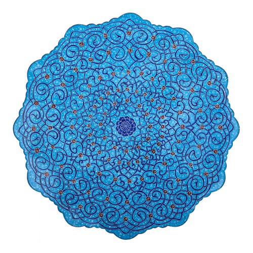 بشقاب مینا کاری - shefashop