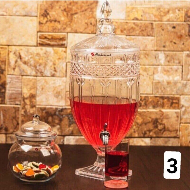 کلمن شیشه ای پاشا سازه 5لیتری