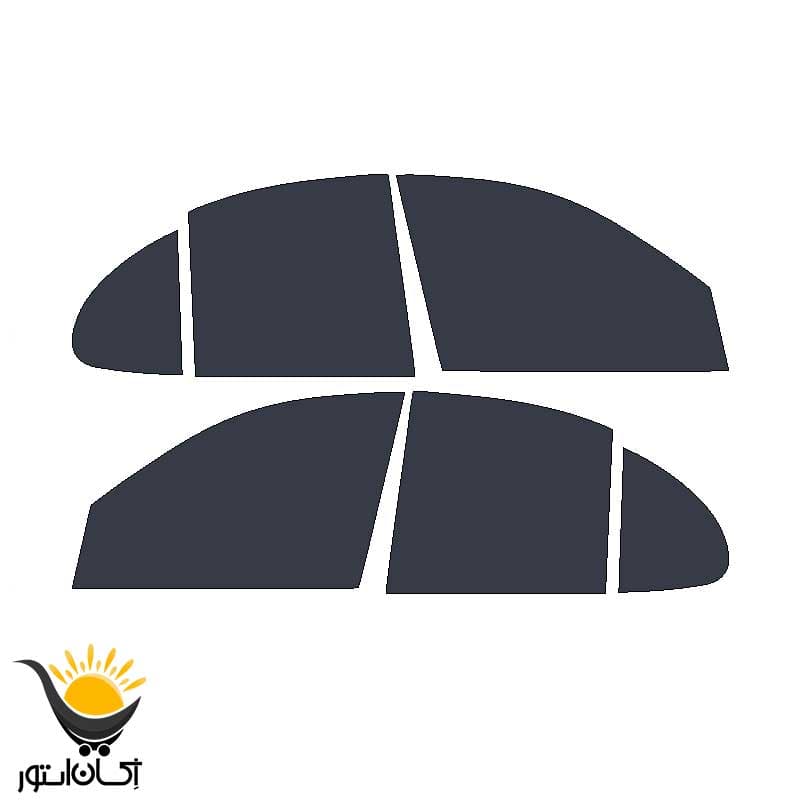 برچسب شیشه دودی خودرو مناسب برای کوییک