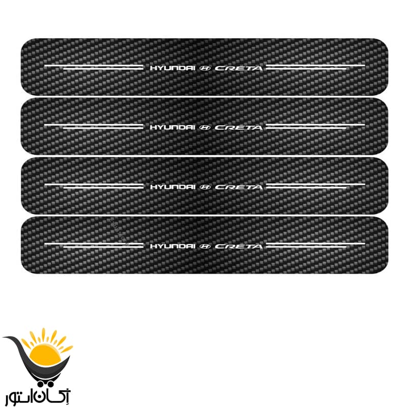 برچسب پارکابی خودرو هیونداcretaطرح کربن تک لایه