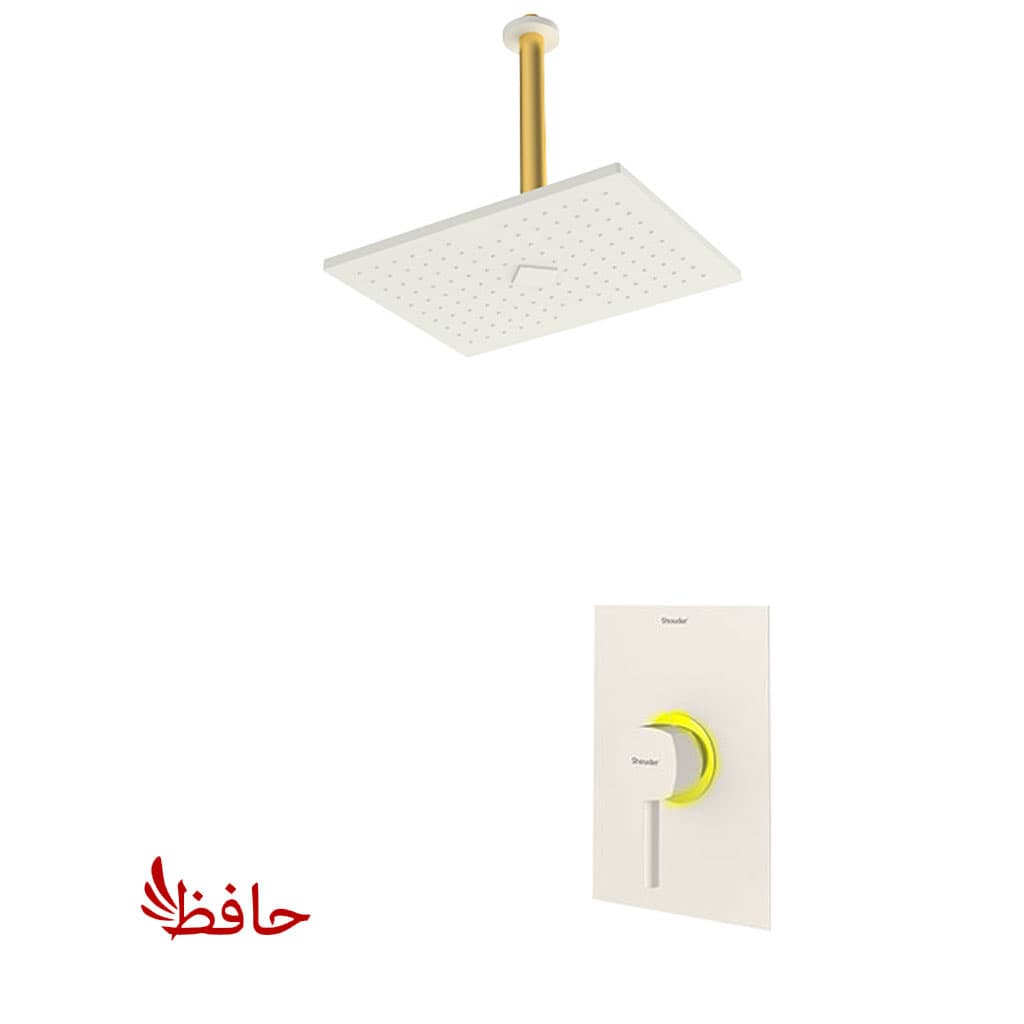 شیر حمام توکار شودر مدل رومر شیری طلایی تیپ 1 — تصویر ۳