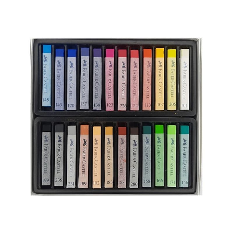 پاستل روغنی ۲۴ رنگ فابرکاستل (Faber-Castell) – کد ۱۲۷۰۲۴ — تصویر ۲