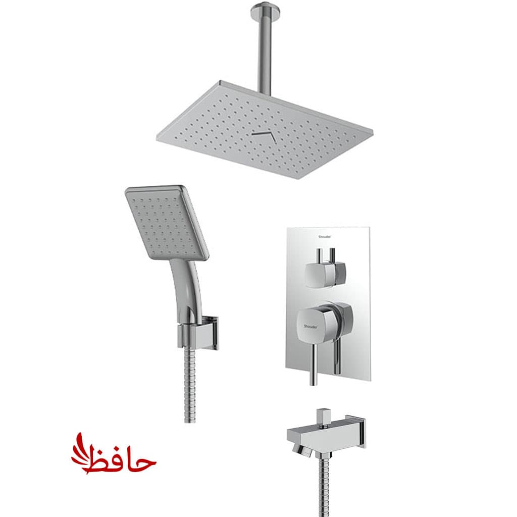 شیر حمام توکار شودر مدل رومر کروم تیپ 4 — تصویر ۳