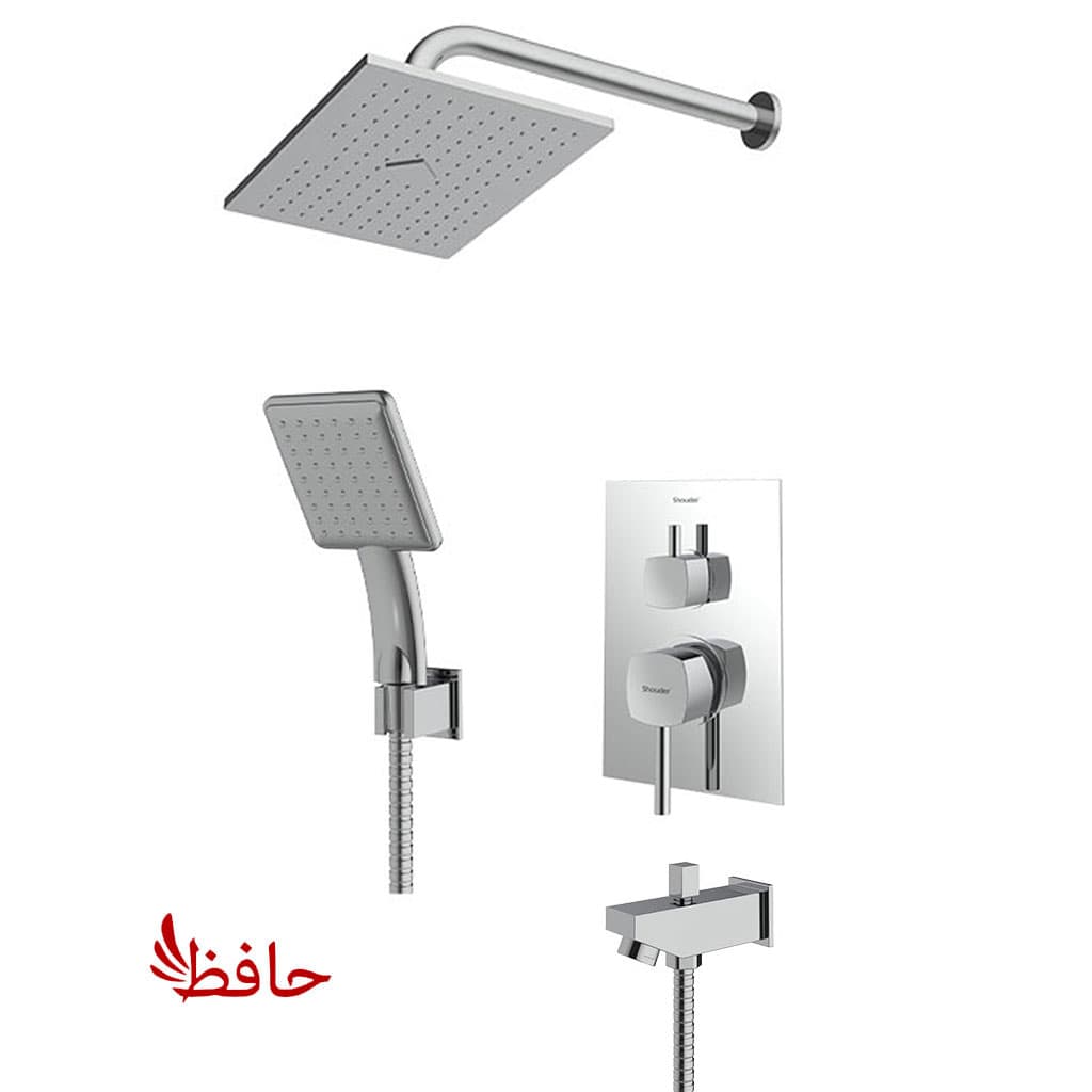 شیر حمام توکار شودر مدل رومر کروم تیپ 4 — تصویر ۲