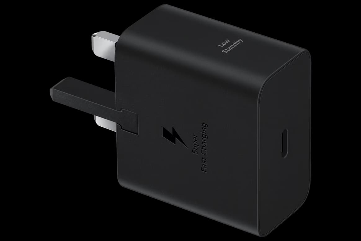 آداپتور شارژ فوق سریع سامسونگ 25 وات رنگ سفید | Super Fast Charging USB-C white