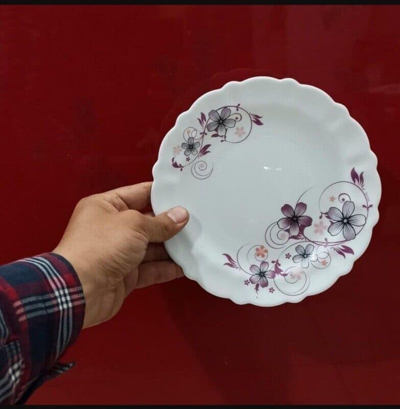 سرویس غذاخوری آرکوپال مقصود 25 پارچه آیروپال طرح سانای بنفش کنگره — تصویر ۷
