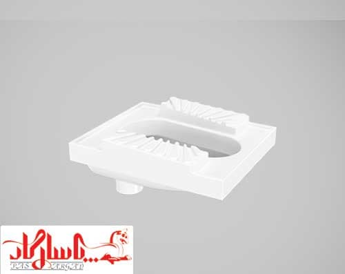 کاسه توالت چینی کرد مدل اریکا طبی ریم بسته گود