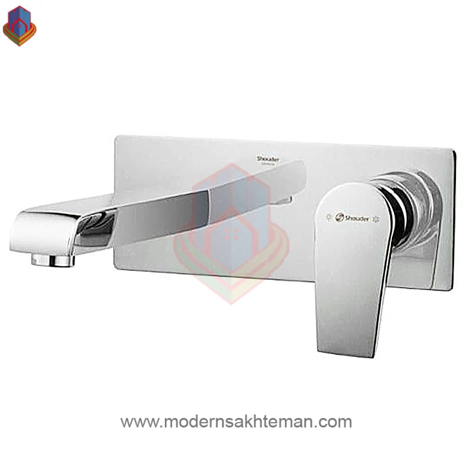 روشویی توکار یک تکه شودر مدل رومر کروم