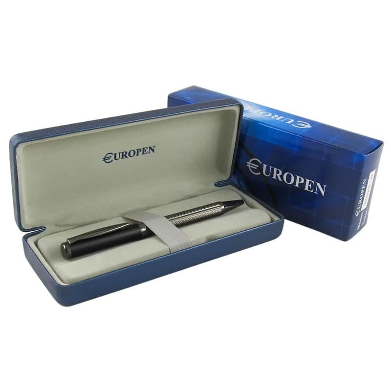 خودکار یوروپن (EUROPEN) بدنه و گیره کروم دودی طرح بانهوف (BANHOF) کد BP