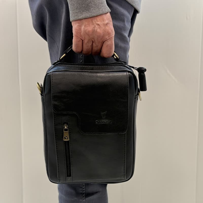 کیف رودوشی چرم طبیعی مدل ۸۴۶ — تصویر ۵