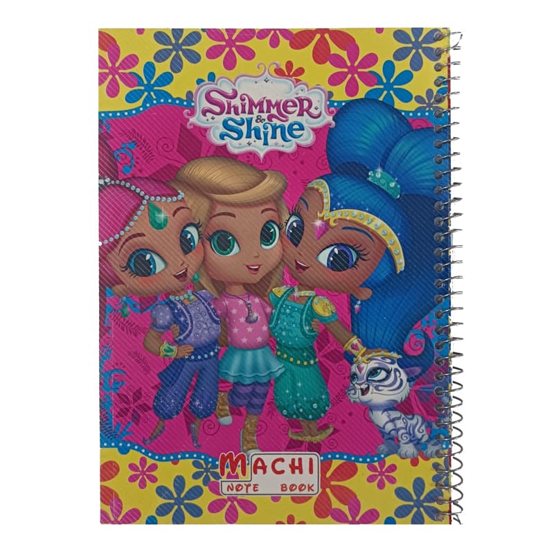 دفتر 80 برگ سیمی خطی طلقی فانتزی ماچی (Machi) — تصویر ۴