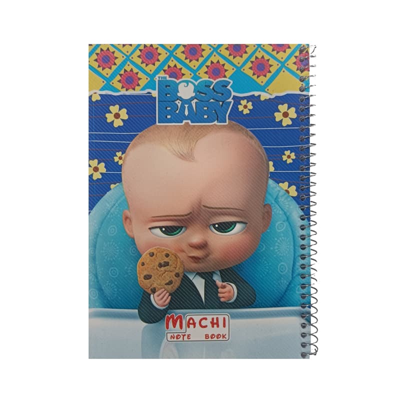 دفتر 80 برگ سیمی خطی طلقی فانتزی ماچی (Machi) — تصویر ۶