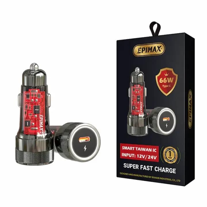 شارژر فندکی EPIMAX EU-156 PD 66W