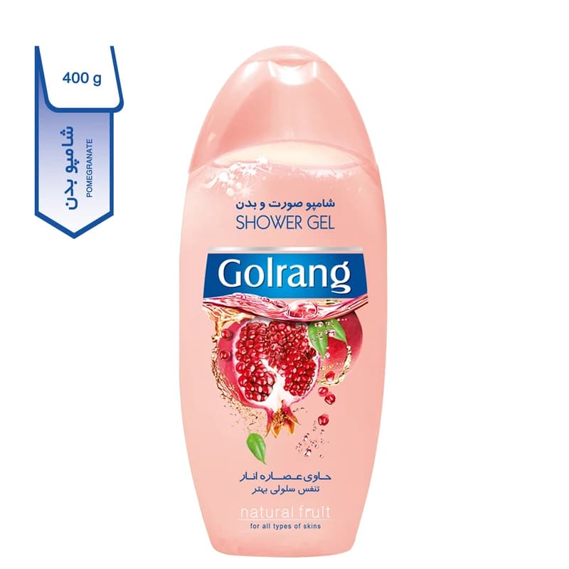 شامپو صورت و بدن گلرنگ مدل Pomegranate مقدار 400 گرم