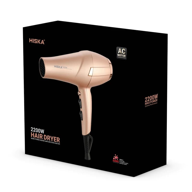 سشوار حرفه ای 2200 وات هیسکا مدل H5257 — تصویر ۸