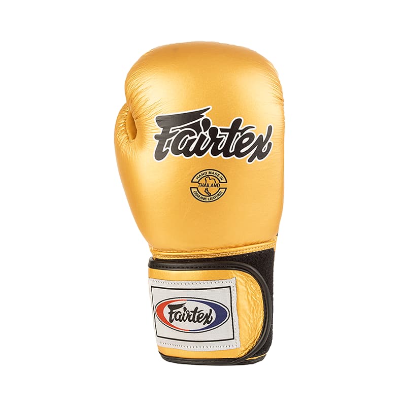دستکش بوکس Fairtex طلایی — تصویر ۳