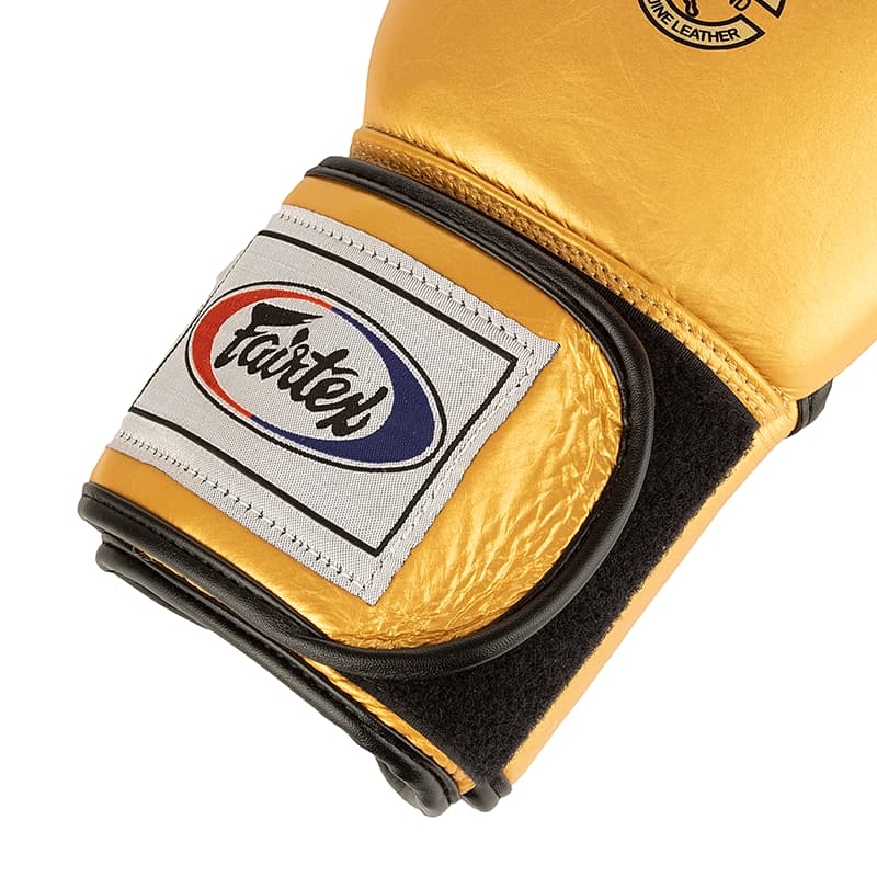 دستکش بوکس Fairtex طلایی — تصویر ۵