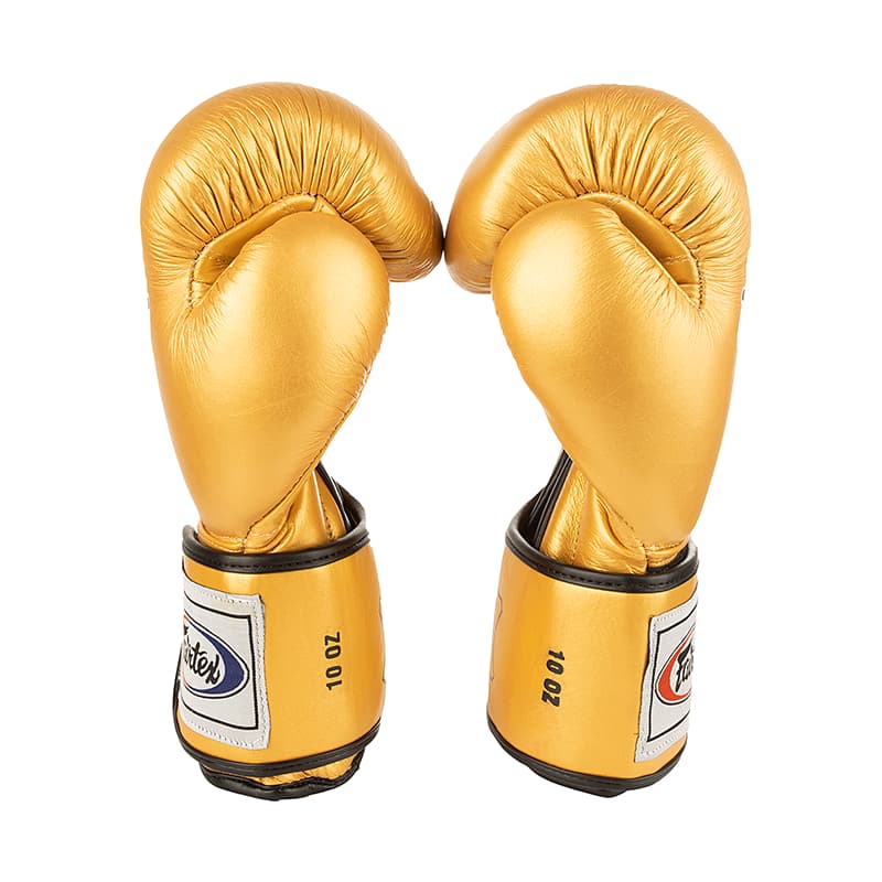 دستکش بوکس Fairtex طلایی — تصویر ۲