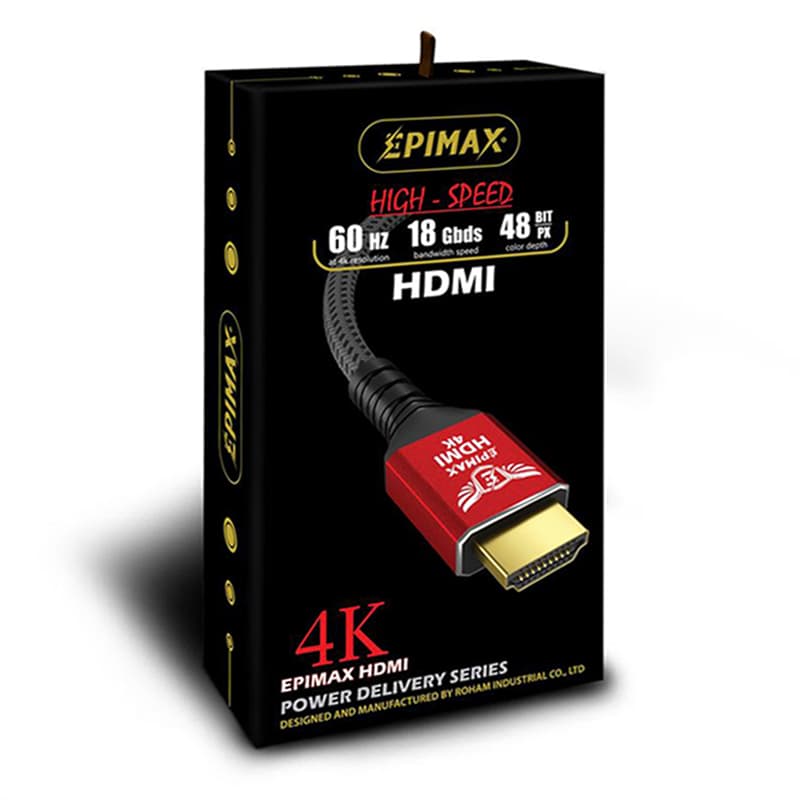 کابل HDMI EPIMAX EC-98 PD DESIGN 3M 4K — تصویر ۲