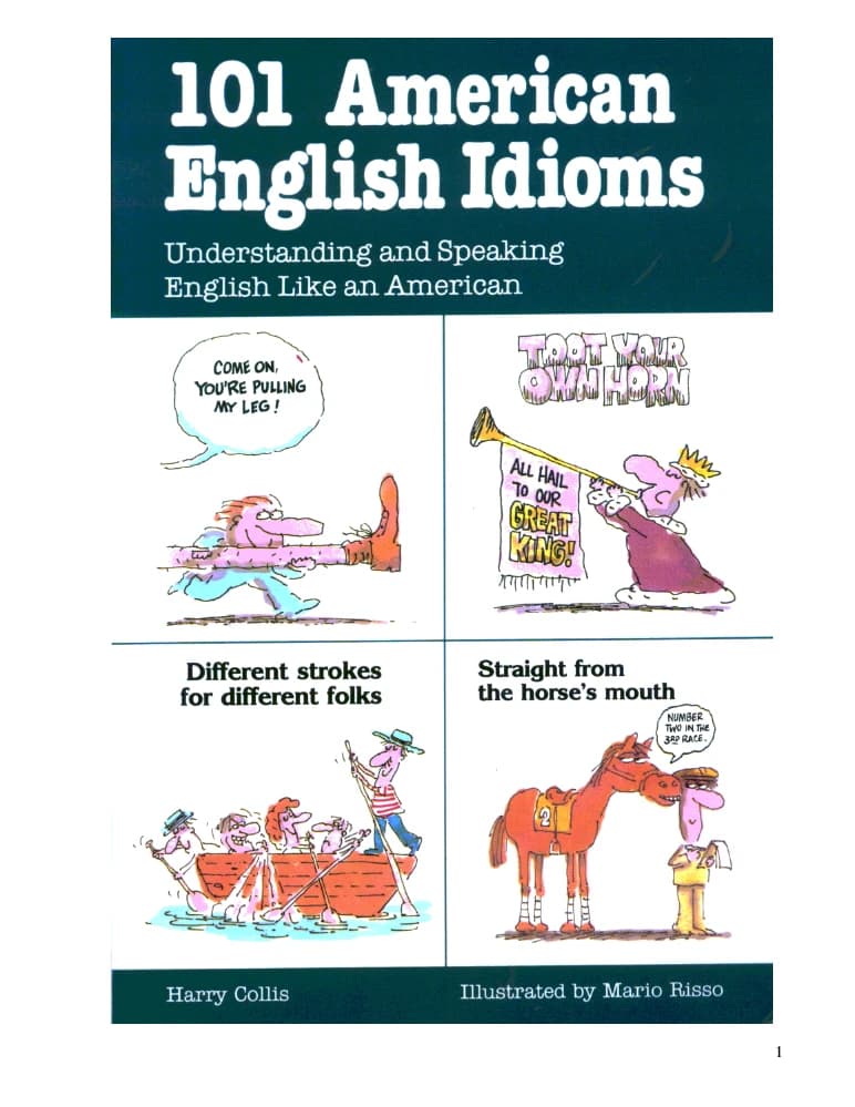 کتاب 101 American English Idioms (۱۰۱ اصطلاح انگلیسی آمریکایی) نسخه انگلیسی PDF / هری کولمن