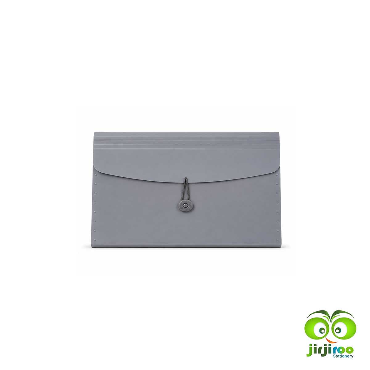 پوشه اکسپندینگ فایل کشدار 12 خانه سهند مدل 0574M رنگ نقره ای