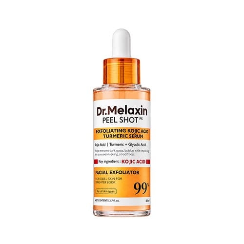 سرم لايه بردار كوجيك اسيد و زردچوبه PEEL SHOT دكتر ملاكسين 80 ميل