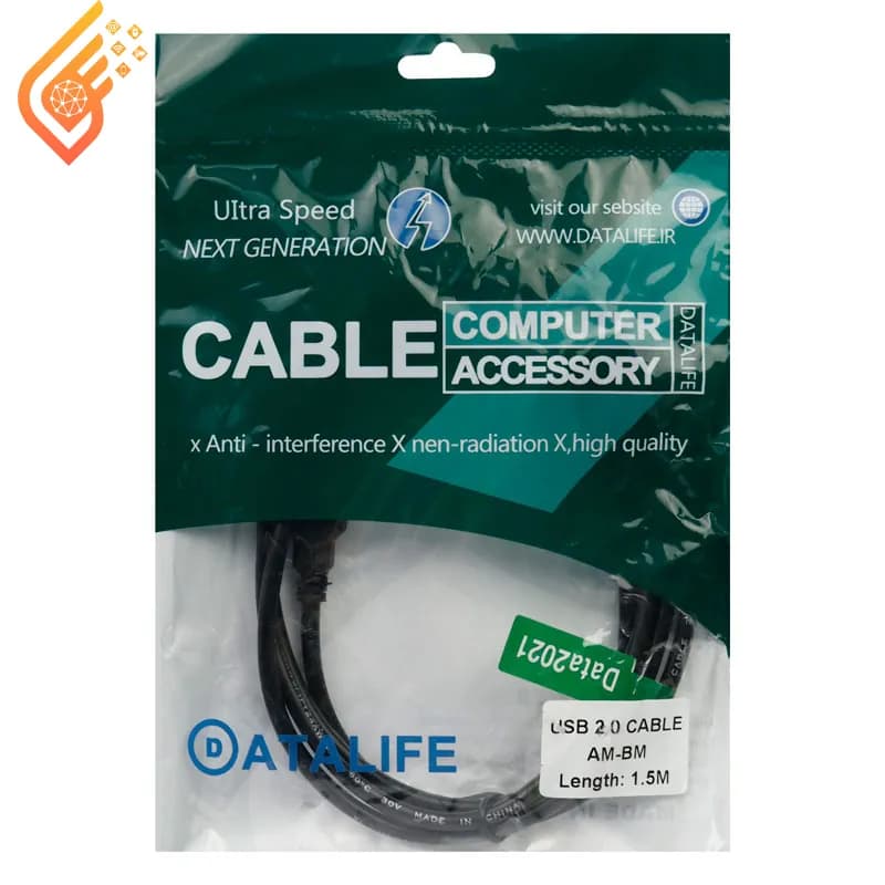 کابل پرینتر دیتا لایف DataLife 1.5m — تصویر ۴