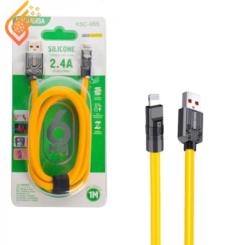 کابل شارژ آیفون لایتنینگ کاکوسیگا مدل KAKUSIGA KSC-955 — تصویر ۳