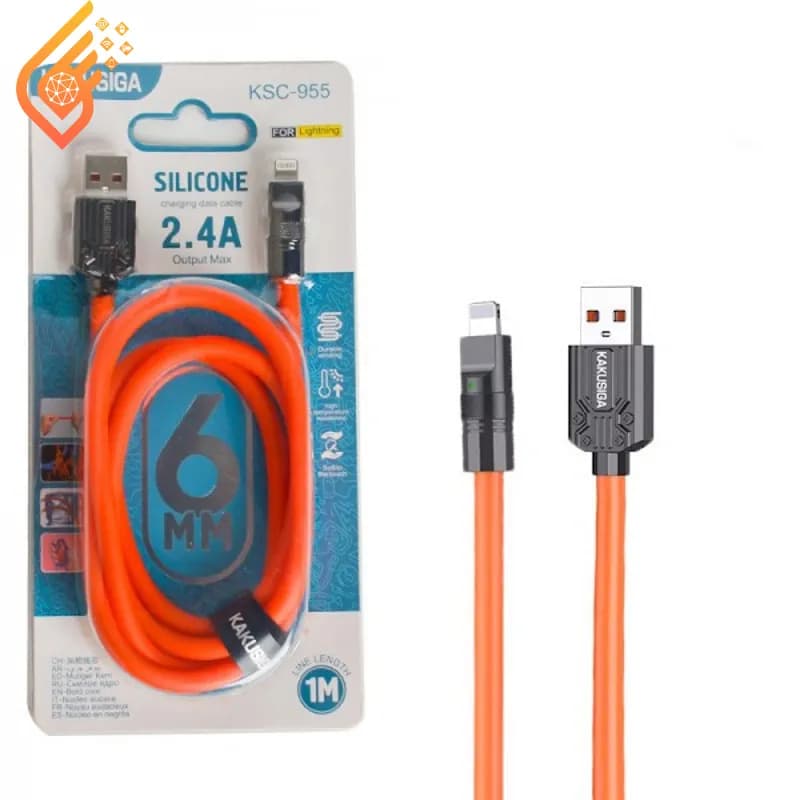 کابل شارژ آیفون لایتنینگ کاکوسیگا مدل KAKUSIGA KSC-955 — تصویر ۲