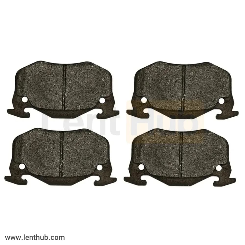 لنت ترمز دیسکی عقب خودرو آفورتیس مدل 1D0288L دو جفت مناسب برای پژو 206 تیپ 5، پژو 207