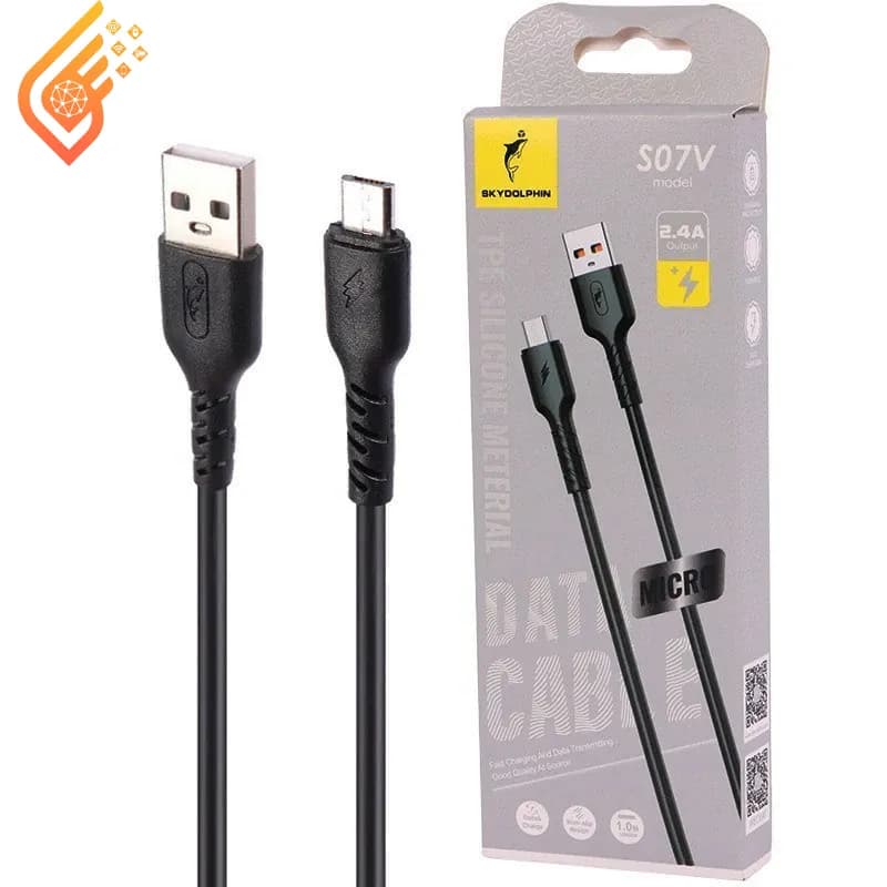 کابل اندروید میکرو USB اسکای دلفین مدل SKYDOLPHIN S07V