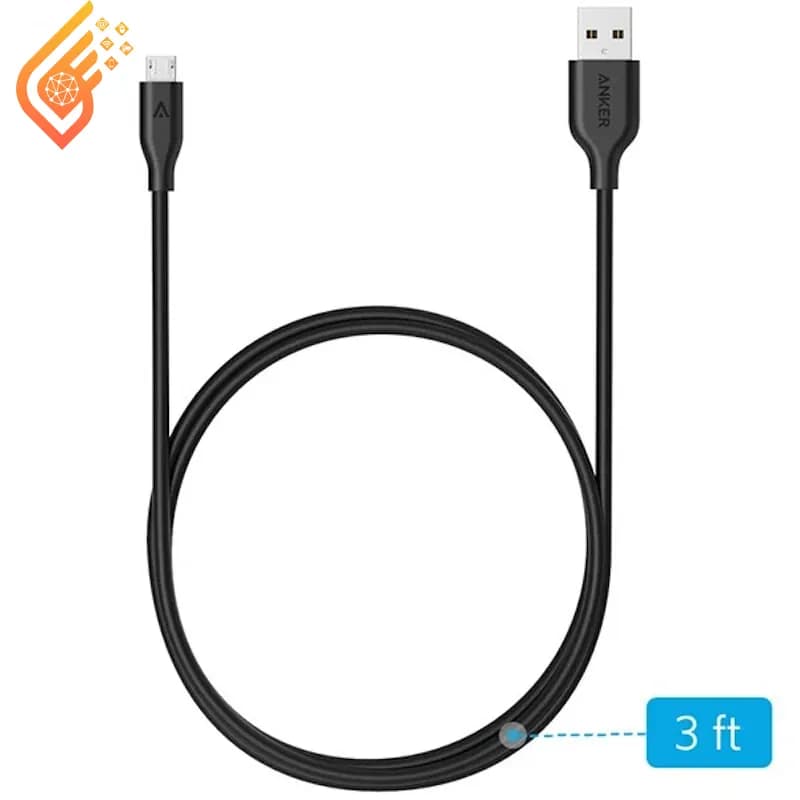 کابل اندروید میکرو USB انکر طول 1.8 متر مدل Anker A8132H12 — تصویر ۳