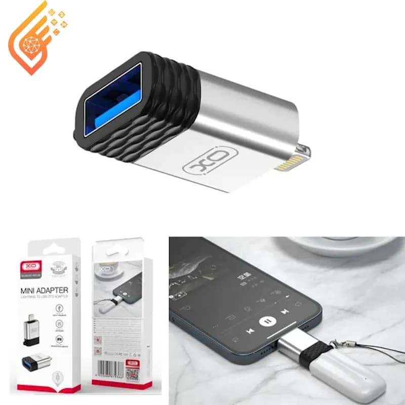 تبدیل OTG لایتنینگ ایکس او مدل XO-NB186 — تصویر ۴