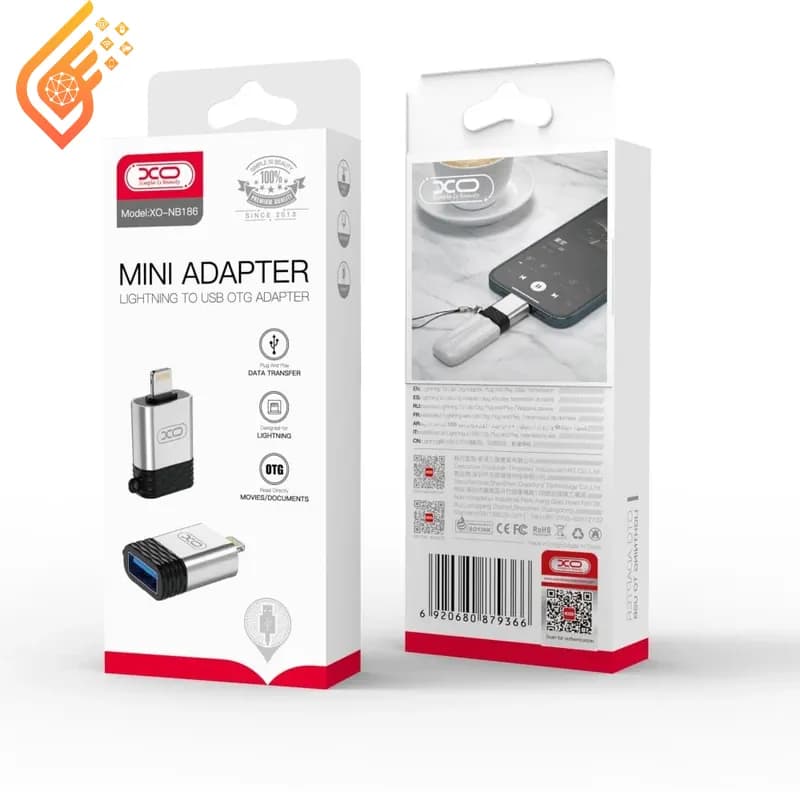 تبدیل OTG لایتنینگ ایکس او مدل XO-NB186 — تصویر ۳