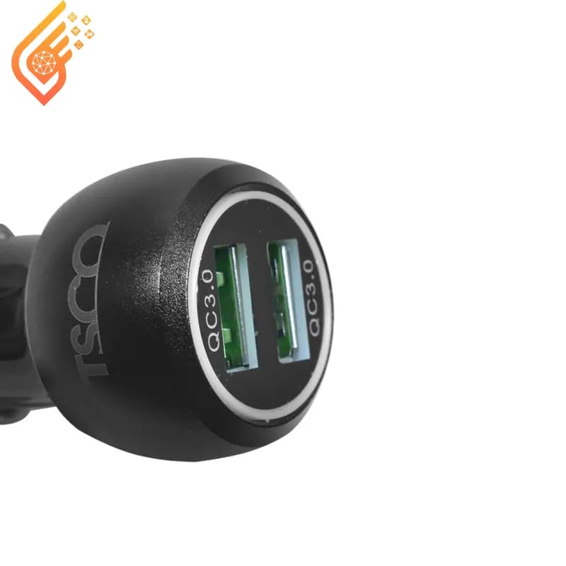 شارژر فندکی تسکو مدل TSCO TCG 38 + کابل تایپ سی — تصویر ۳