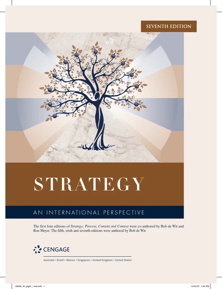 کتاب Strategy: An International Perspective (استراتژی: چشم‌اندازی بین‌المللی) نسخه انگلیسی PDF | باب د ویت — تصویر ۲