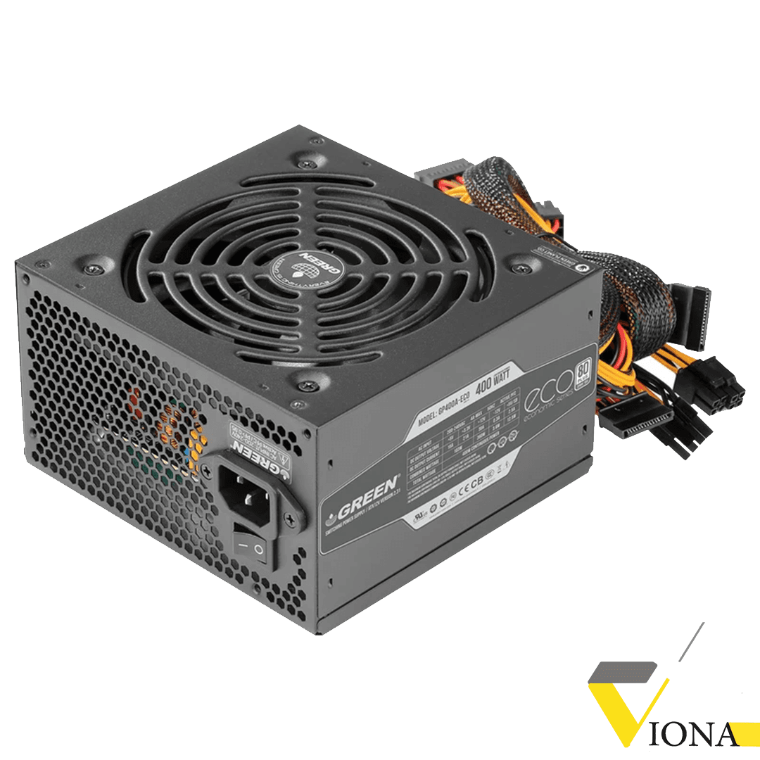 منبع تغذیه گرین GREEN GP400-A ECO Rev3.1 Power Supply
