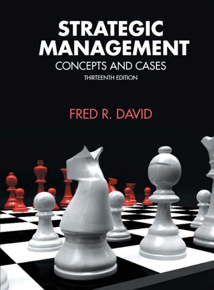 کتاب Strategic Management (مدیریت استراتژیک) نسخه انگلیسی PDF | فرد آر. دیوید
