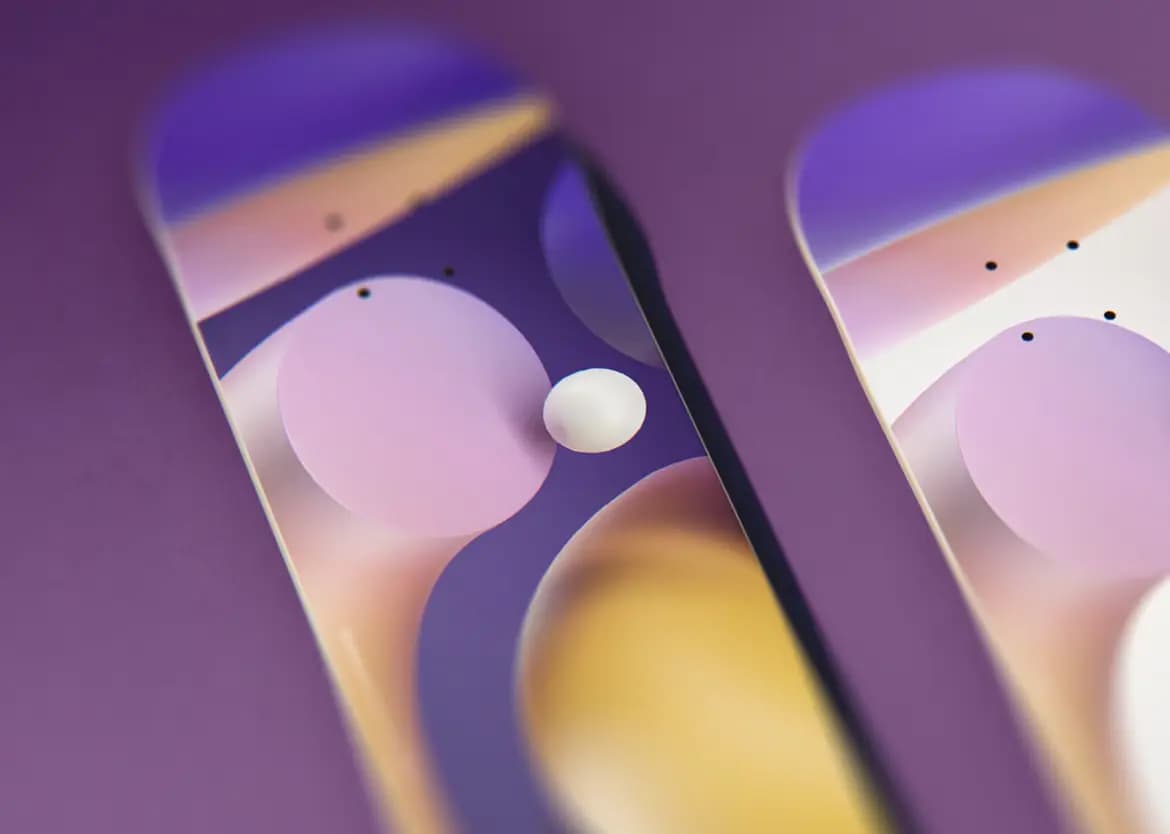 موکاپ اسکیت برد — تصویر ۴