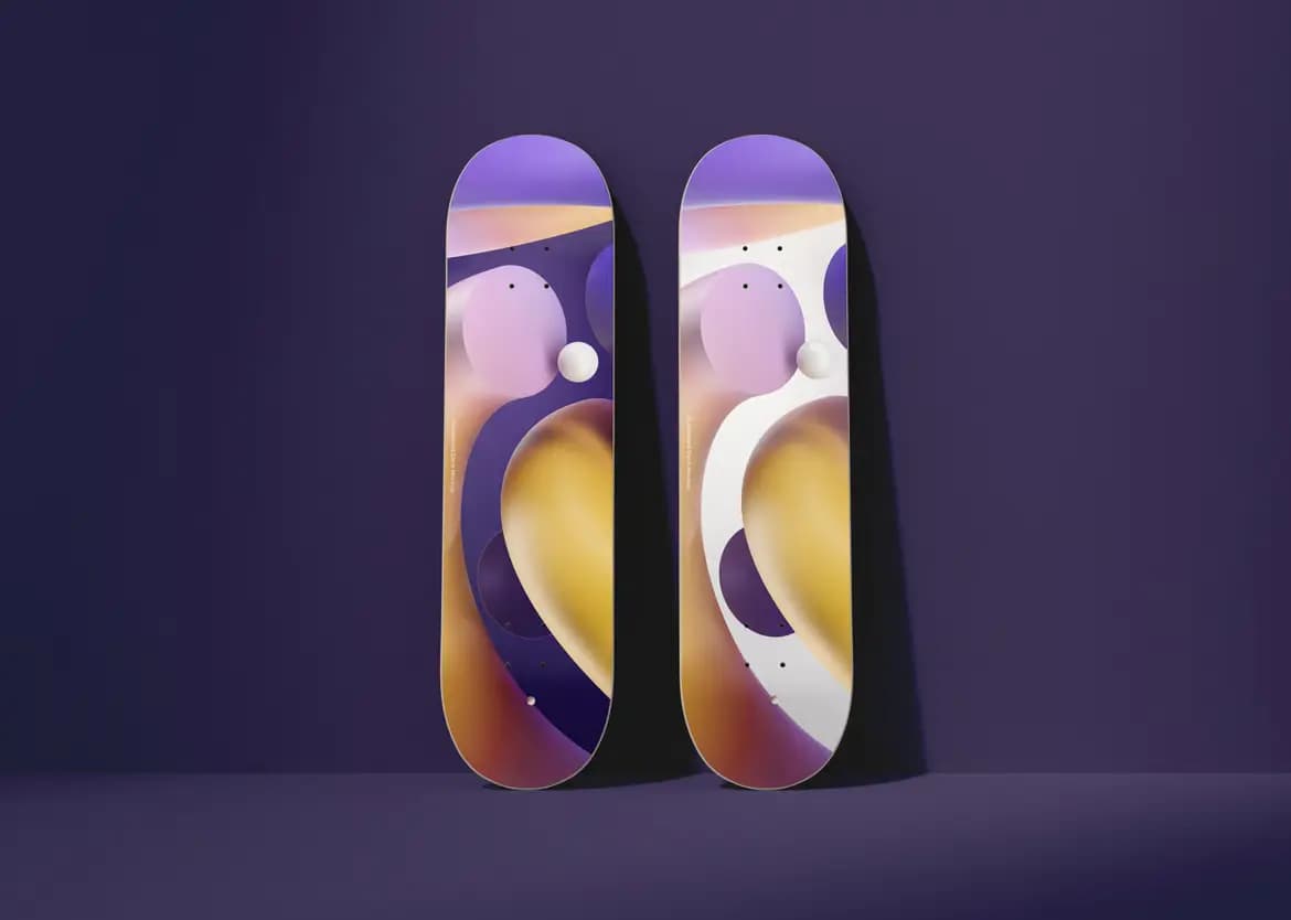 موکاپ اسکیت برد — تصویر ۷