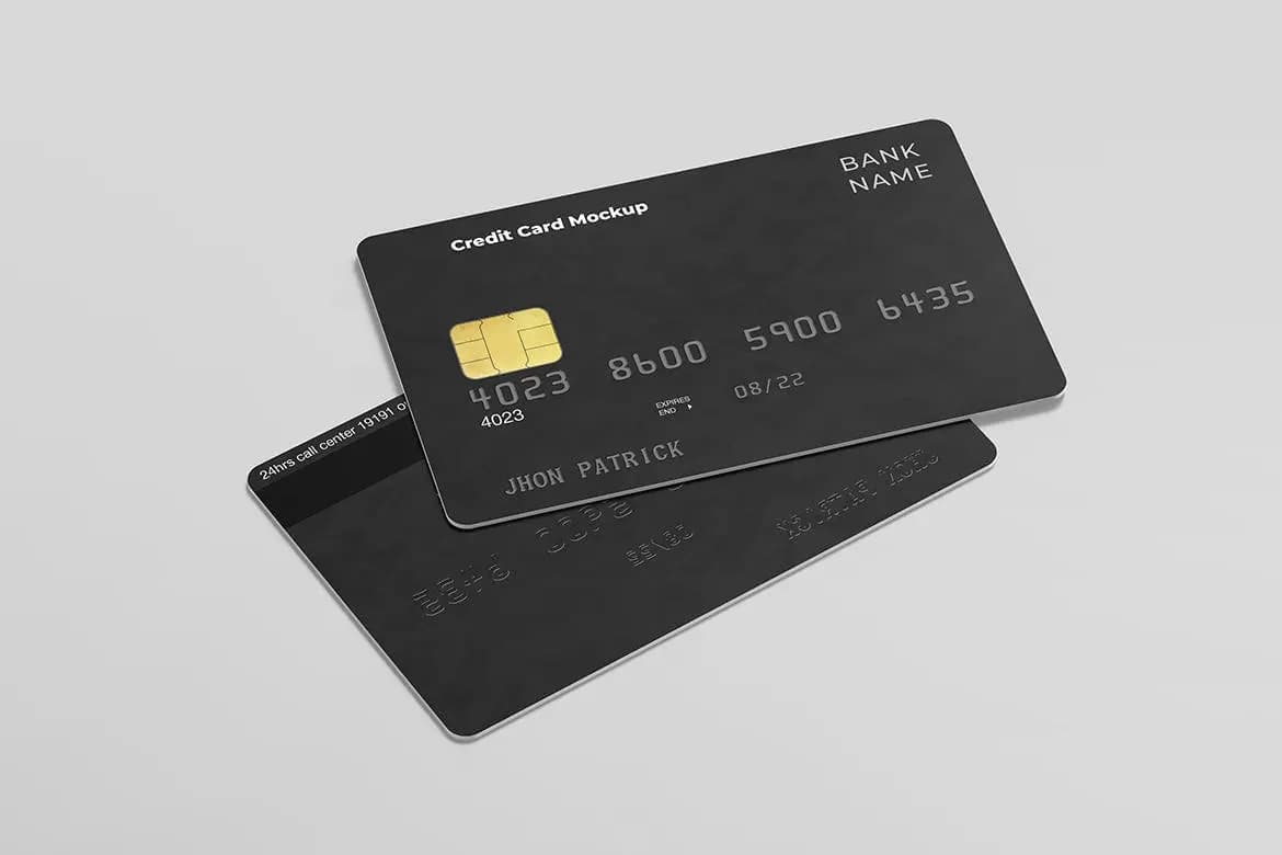 موکاپ کردیت کارت — تصویر ۷