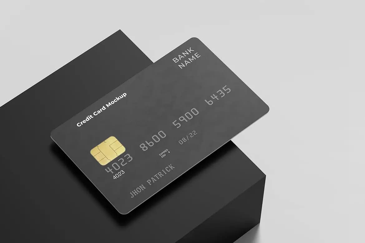 موکاپ کارت اعتباری – 2000×3000 پیکسل — تصویر ۲