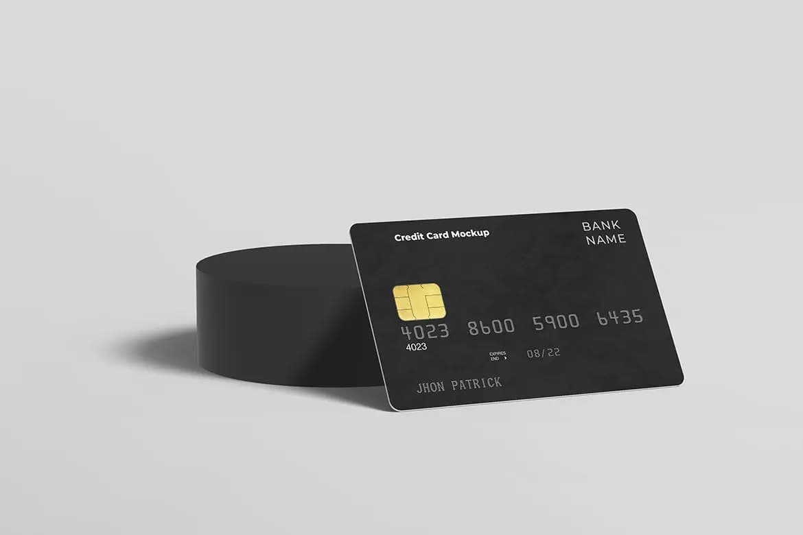 موکاپ کارت اعتباری – 2000×3000 پیکسل — تصویر ۳