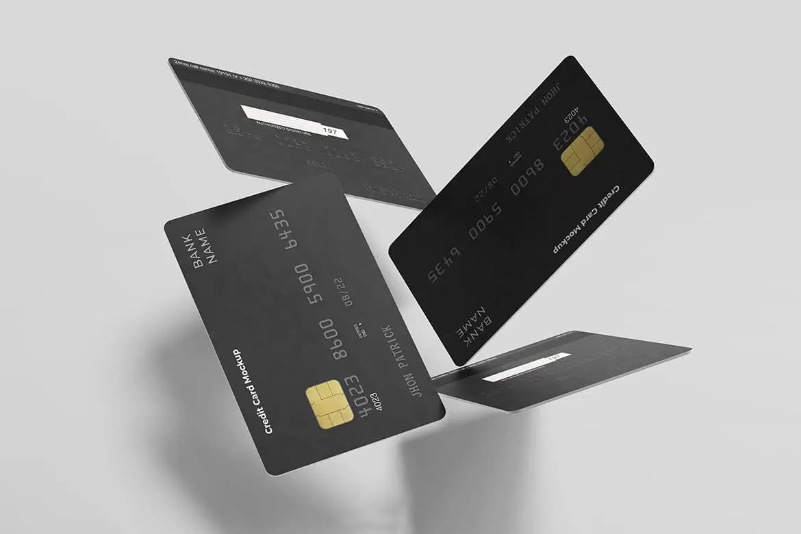 موکاپ کارت اعتباری – 2000×3000 پیکسل — تصویر ۴