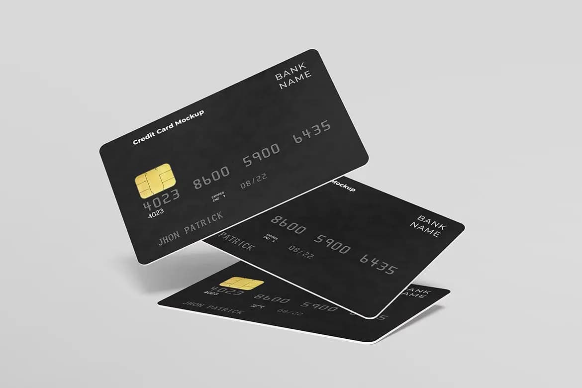 موکاپ کارت اعتباری – 2000×3000 پیکسل — تصویر ۶