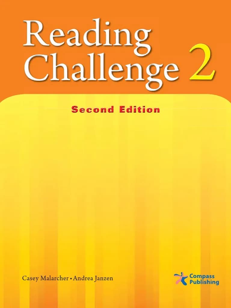 کتاب Reading Challenge 2 (چالش خواندن ۲) نسخه PDF انگلیسی