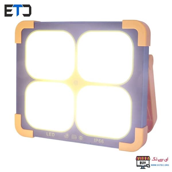 پروژکتور خورشیدی SOLAR شارژی و پاور بانک 1000 وات ضدآب — تصویر ۷