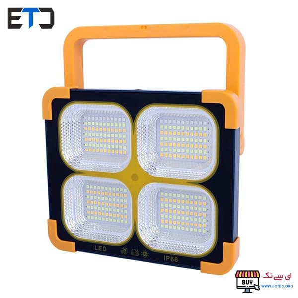 پروژکتور خورشیدی SOLAR شارژی و پاور بانک 1000 وات ضدآب — تصویر ۶