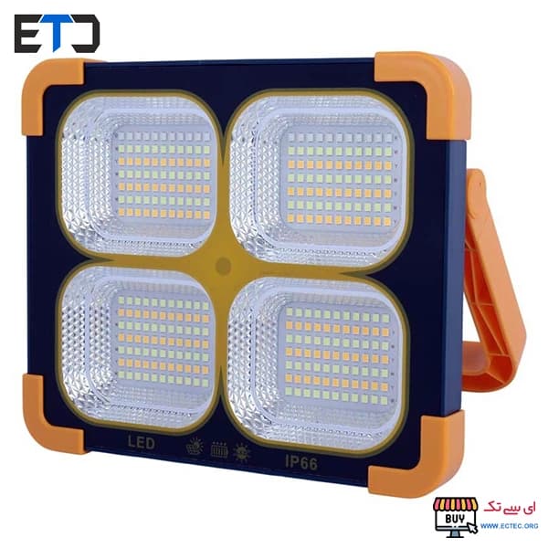 پروژکتور خورشیدی SOLAR شارژی و پاور بانک 1000 وات ضدآب