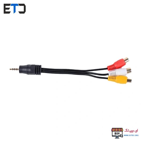 کابل 1 به 3 مدل AUX به RCA مادگی — تصویر ۴